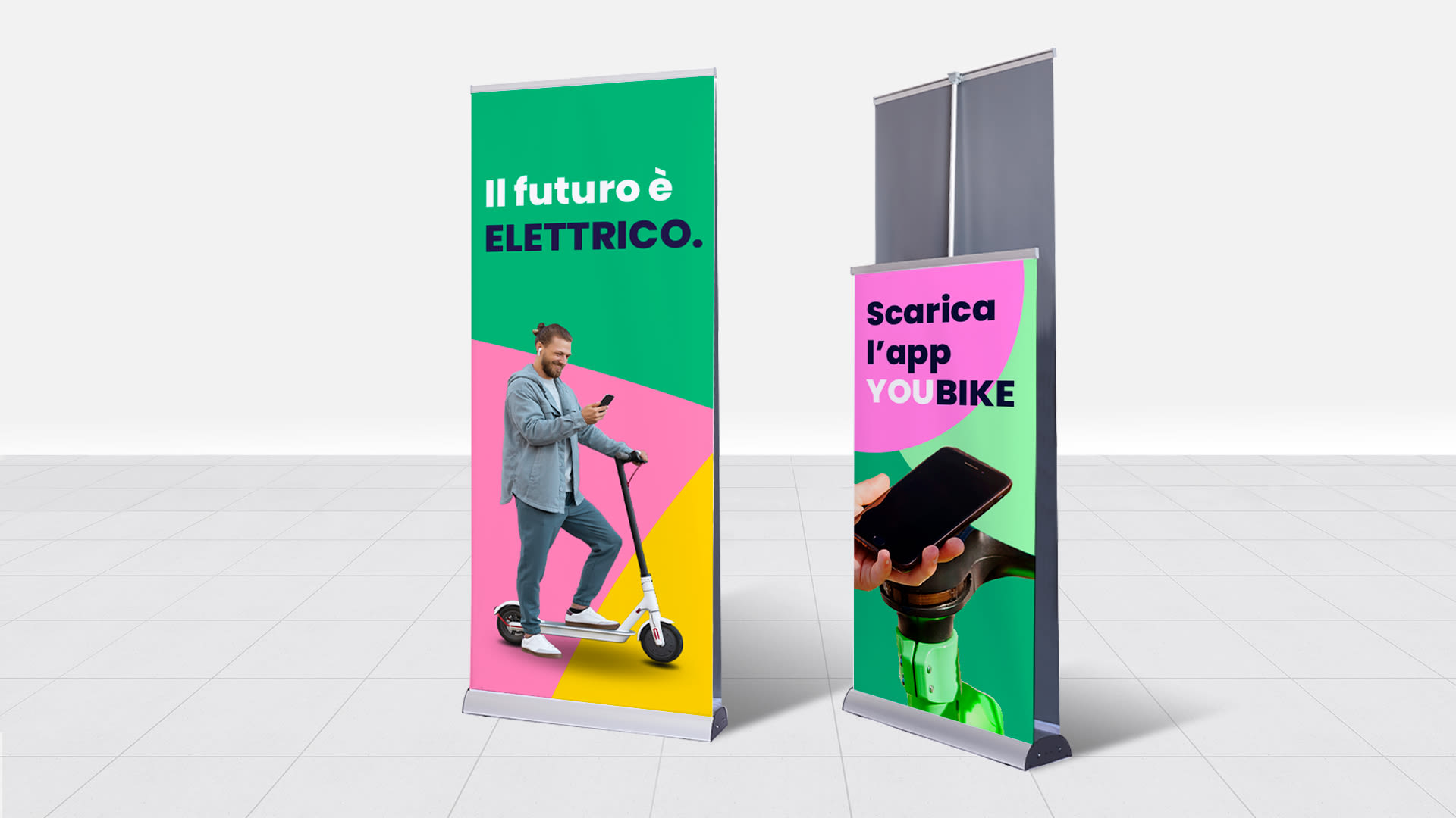 Roll Up Bifacciale - Rollup Bifacciale 85x200 cm, in 24/48 ore | Stampa e Stampe