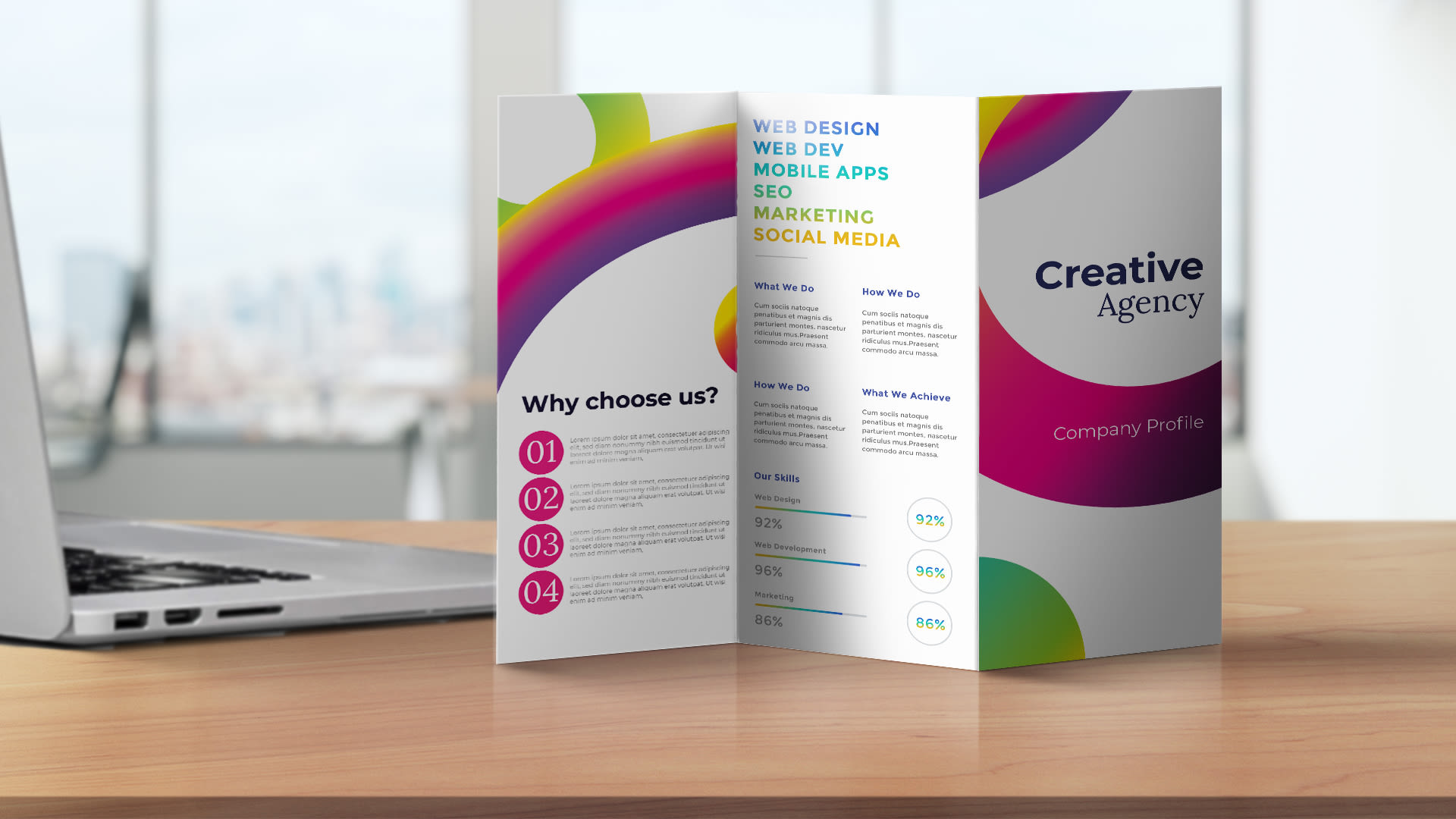 Brochure - Formato Aperto A4 - 29,7x21 cm, in 24/48 ore | Stampa e Stampe