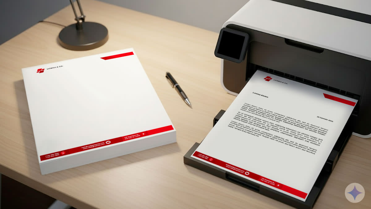 Carta Intestata Personalizzata - usomano 90 gr. - A4 - 21x29,7 cm, in 24/48 ore | Stampa e Stampe