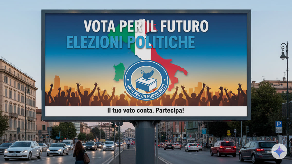 Cartelloni Elettorali 400x300 cm - Carta Blueback 115 gr., in 24/48 ore | Stampa e Stampe